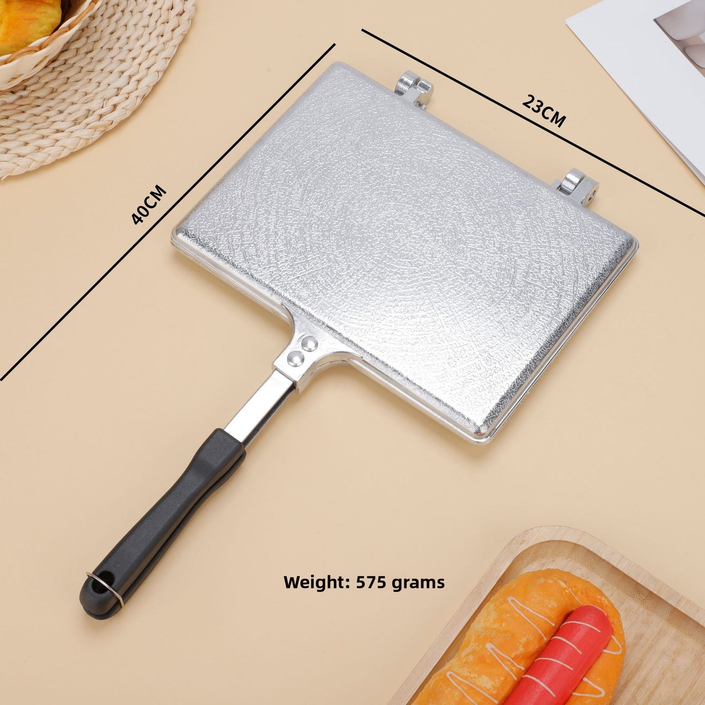 Sandwich Toaster Pan for Crispy Breakfast and Home Snacks