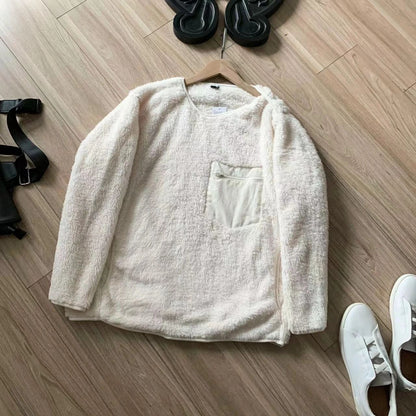 Buy Men’s and Women’s Long-Pile Fleece Pullover for Fall Winter