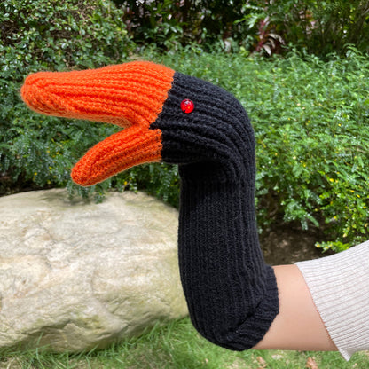 Buy Unisex Knitted Wool Mittens Cold-Proof Warm Winter Gloves