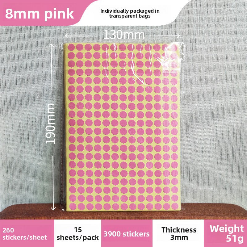 Adhesive dot stickers