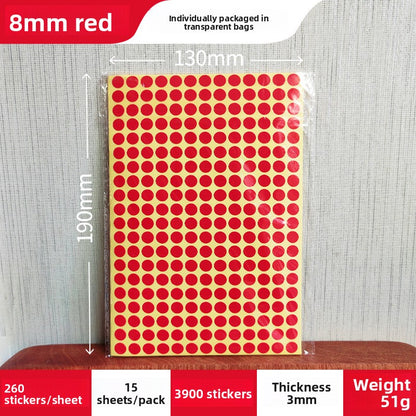 Adhesive dot stickers
