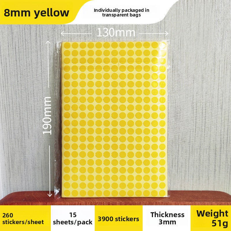 Adhesive dot stickers
