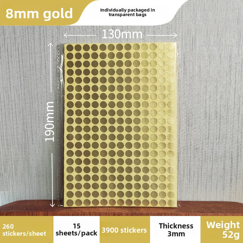 Adhesive dot stickers