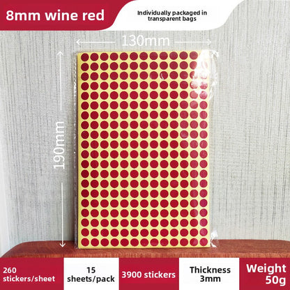 Adhesive dot stickers