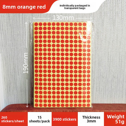 Adhesive dot stickers