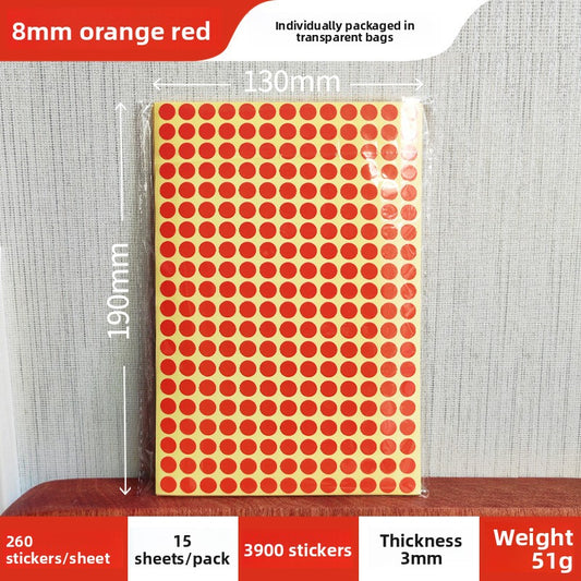 Adhesive dot stickers