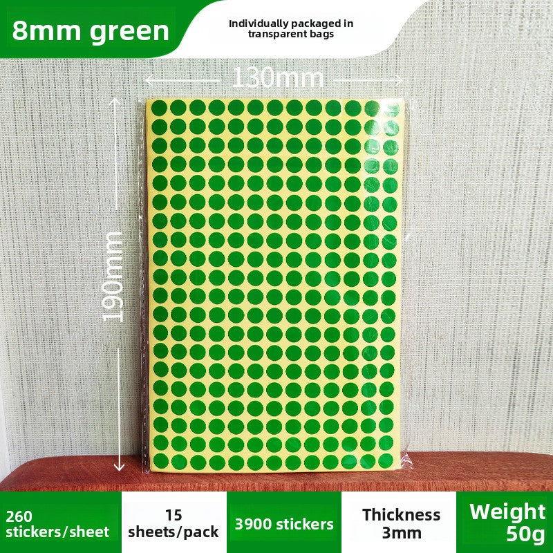 Adhesive dot stickers