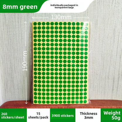 Adhesive dot stickers