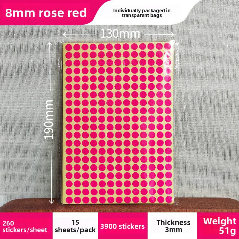 Adhesive dot stickers