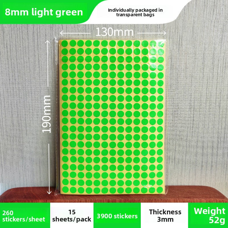 Adhesive dot stickers