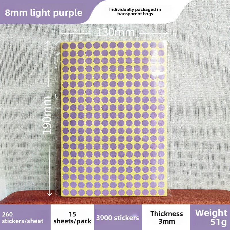 Adhesive dot stickers