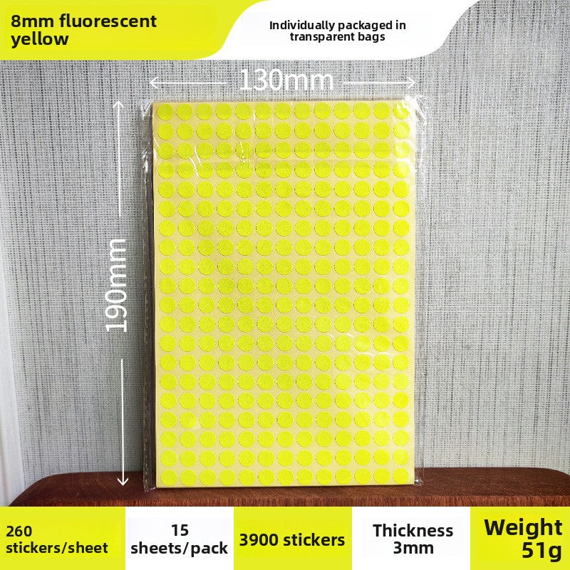 Adhesive dot stickers