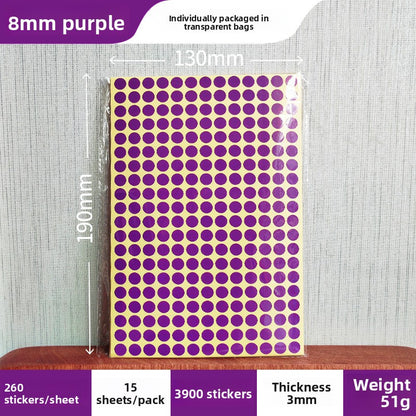 Adhesive dot stickers
