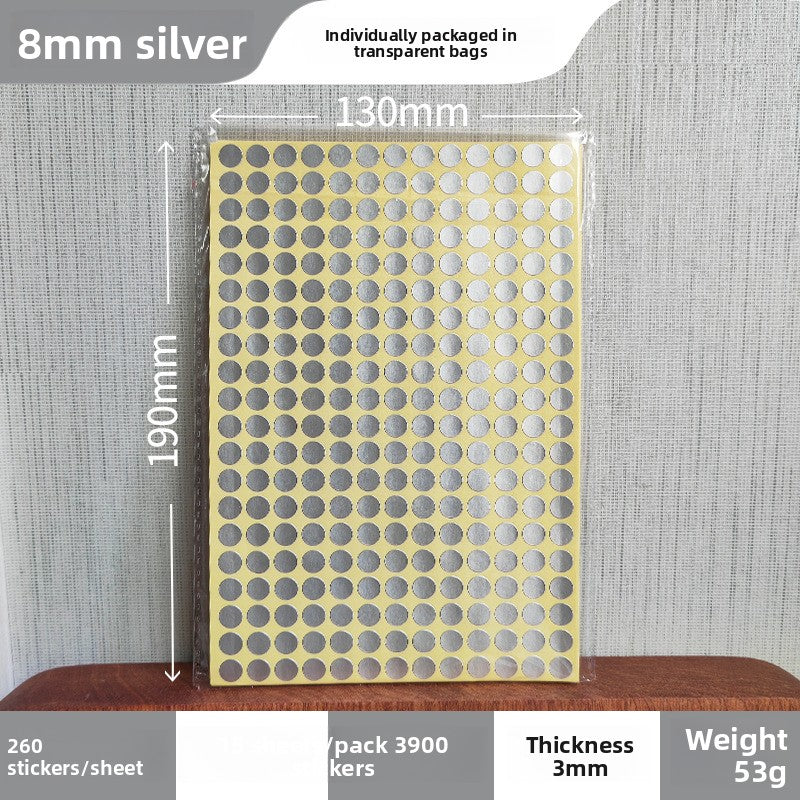 Adhesive dot stickers