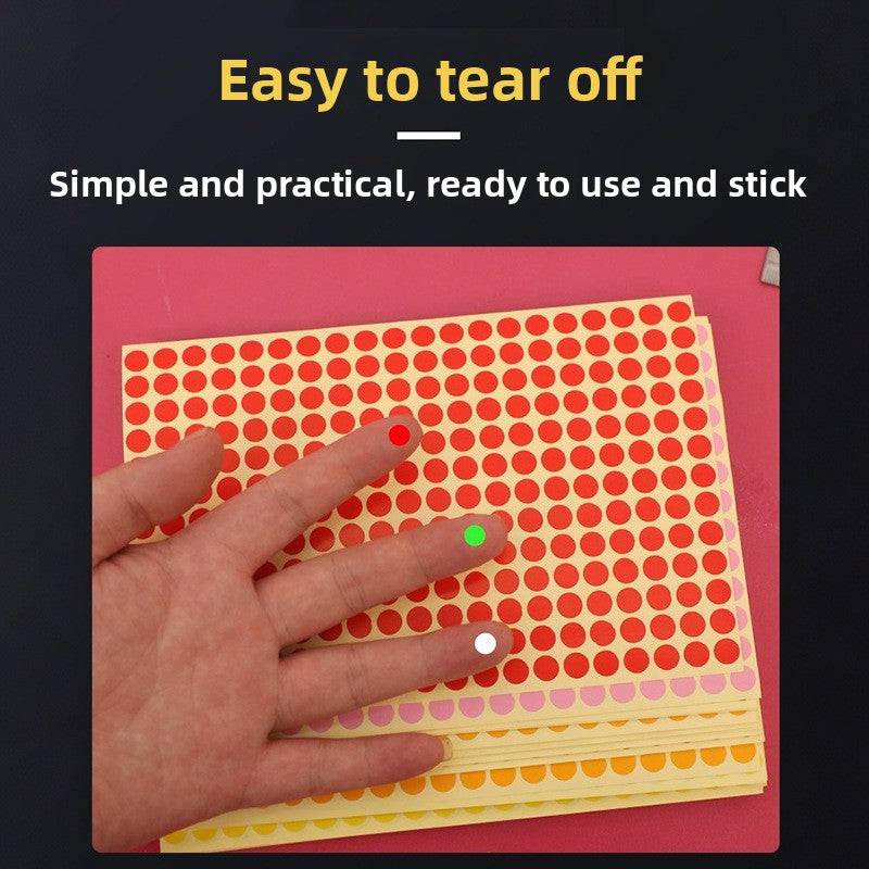 Adhesive dot stickers