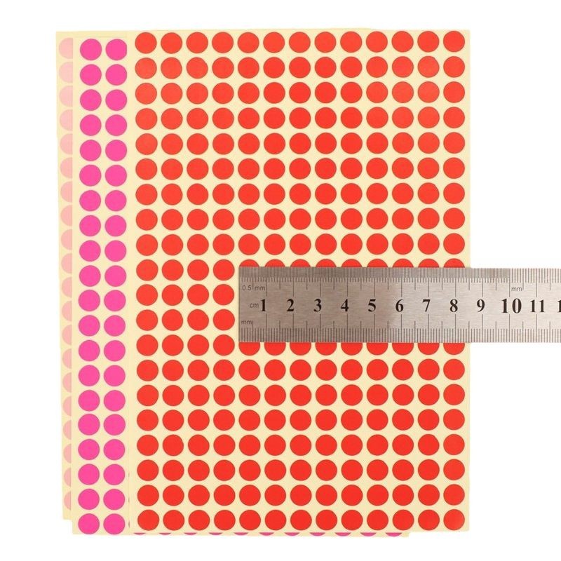 Adhesive dot stickers