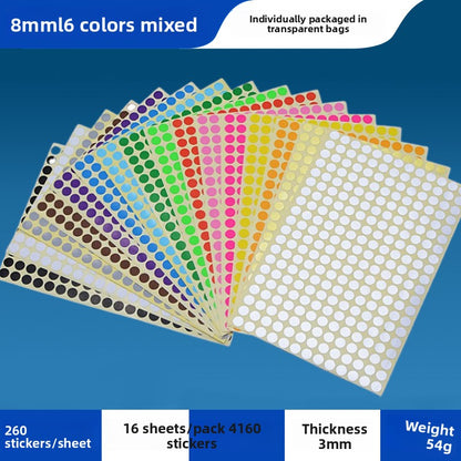 Adhesive dot stickers