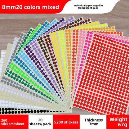 Adhesive dot stickers