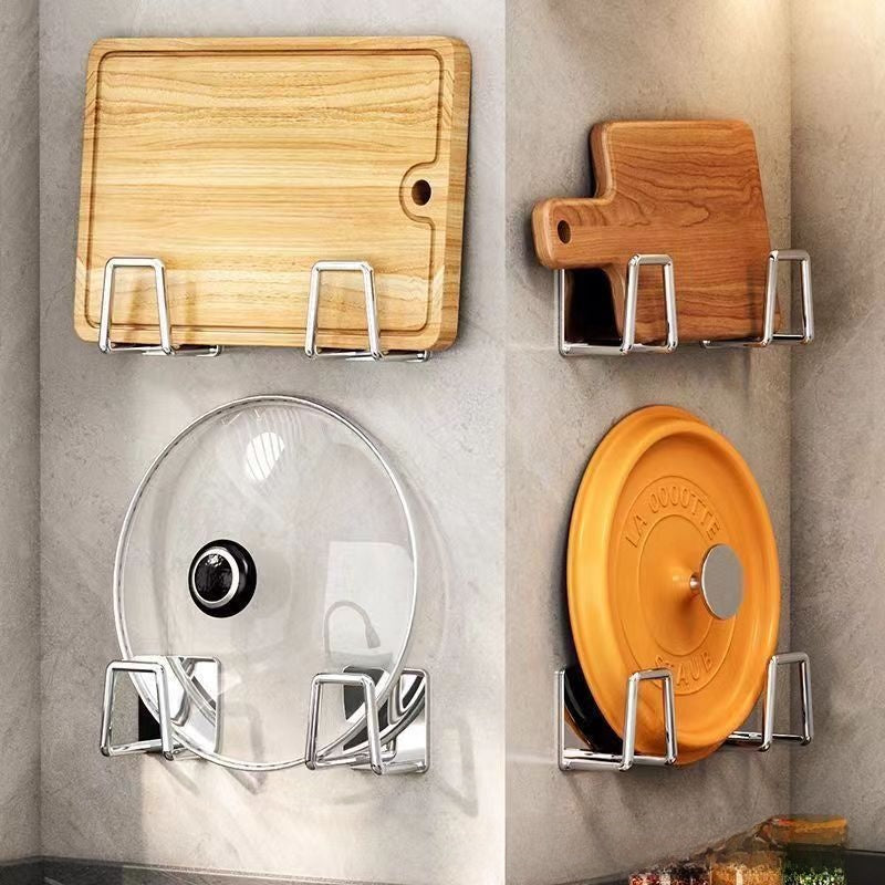 Adhesive Kitchen Cabinet Hooks Storage Rack
