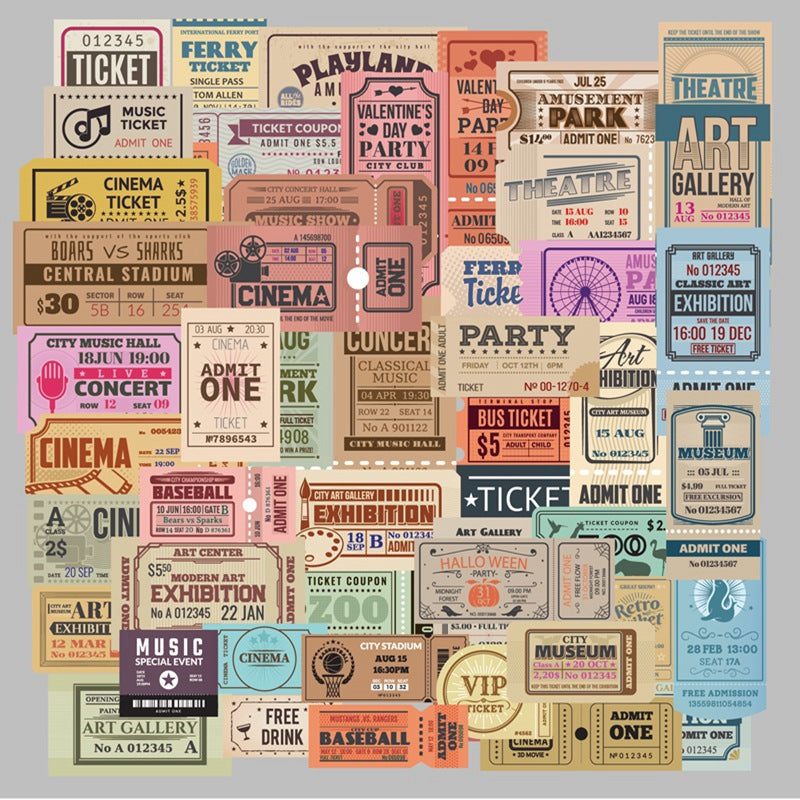 adhesive paper stickers