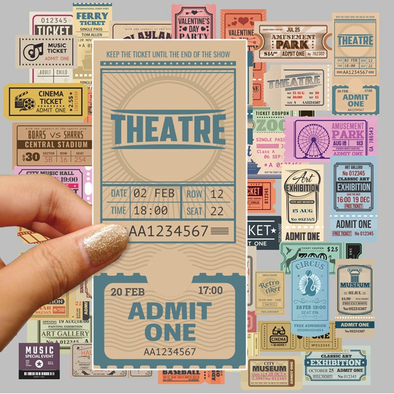 adhesive paper stickers