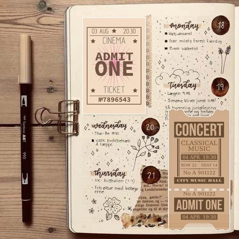 adhesive paper stickers