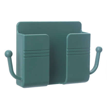 Adhesive phone charging stand