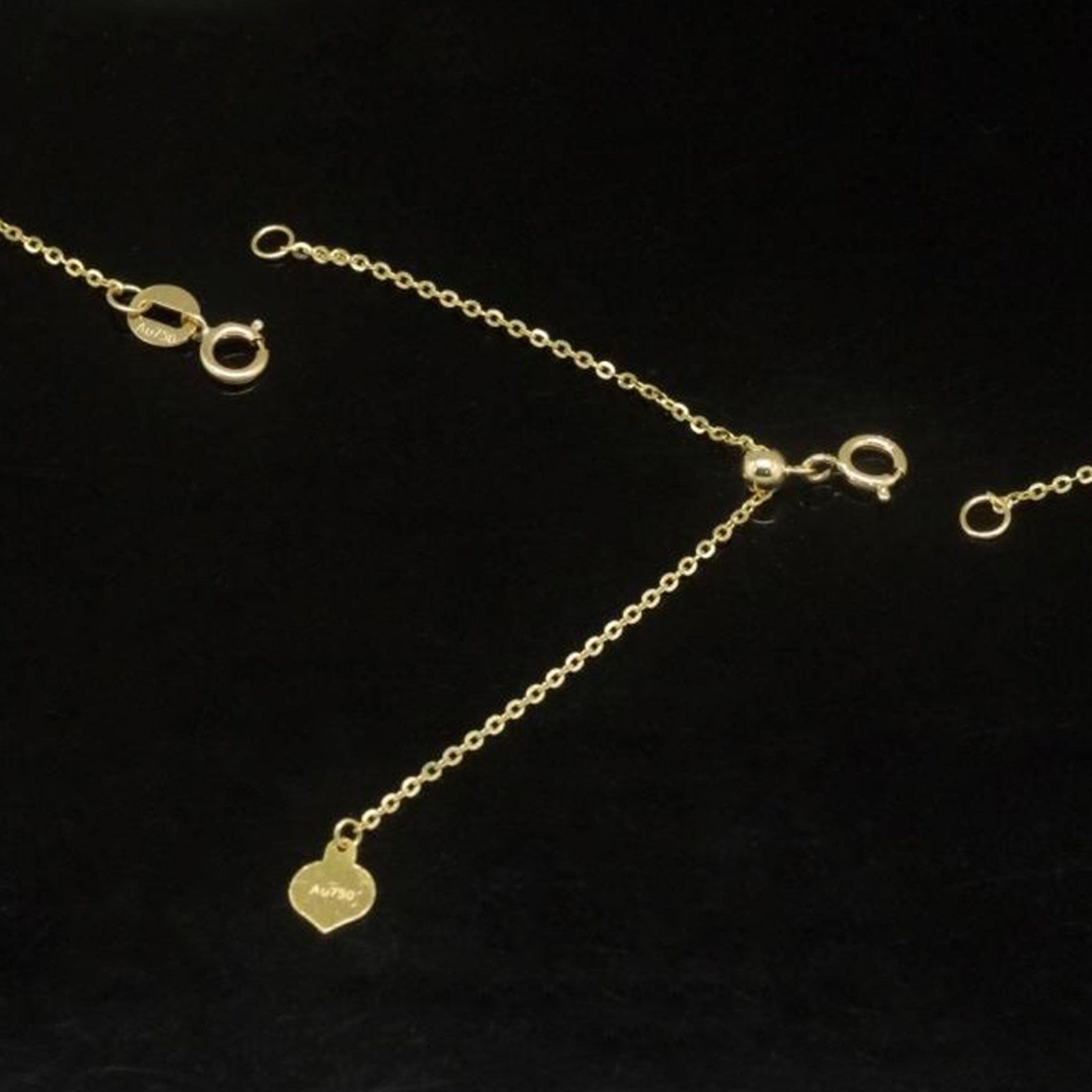 Adjustable 18K Gold Extension Chain