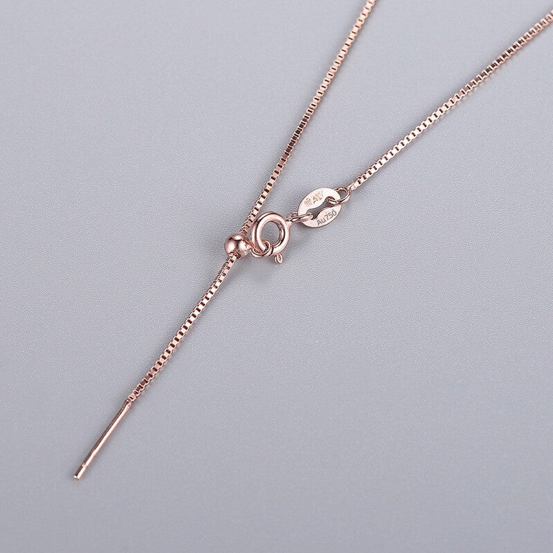 Adjustable 18K Gold Necklace Chain