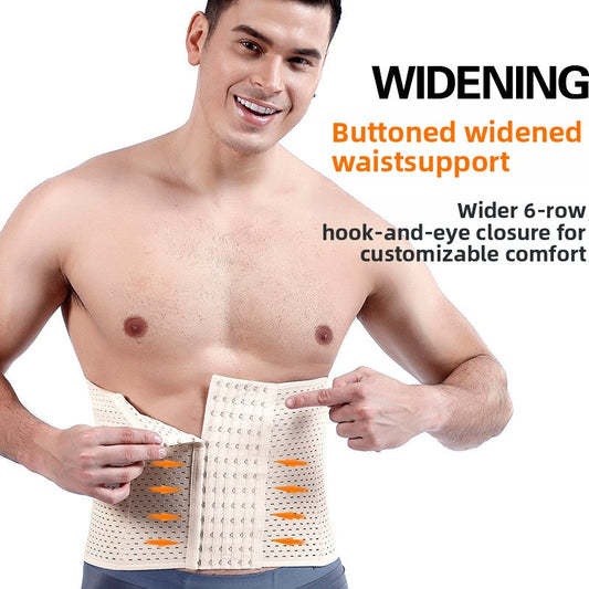 Adjustable Abdominal Support Belt with Breathable Nylon
