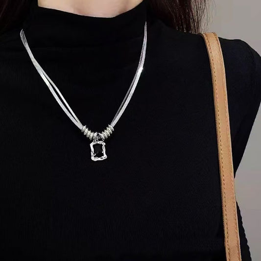 Adjustable Alloy Necklace Light Jewelry