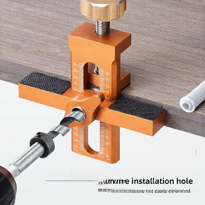 Adjustable Aluminum Cabinet Door Installation Locator Clip