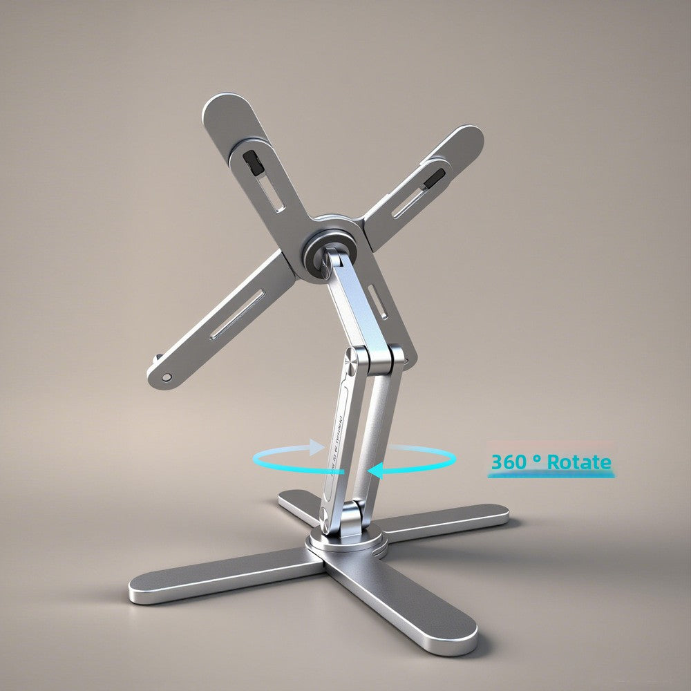 Adjustable Aluminum Laptop Stand with Cooling Support