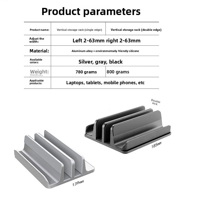 Adjustable Aluminum Notebook Stand