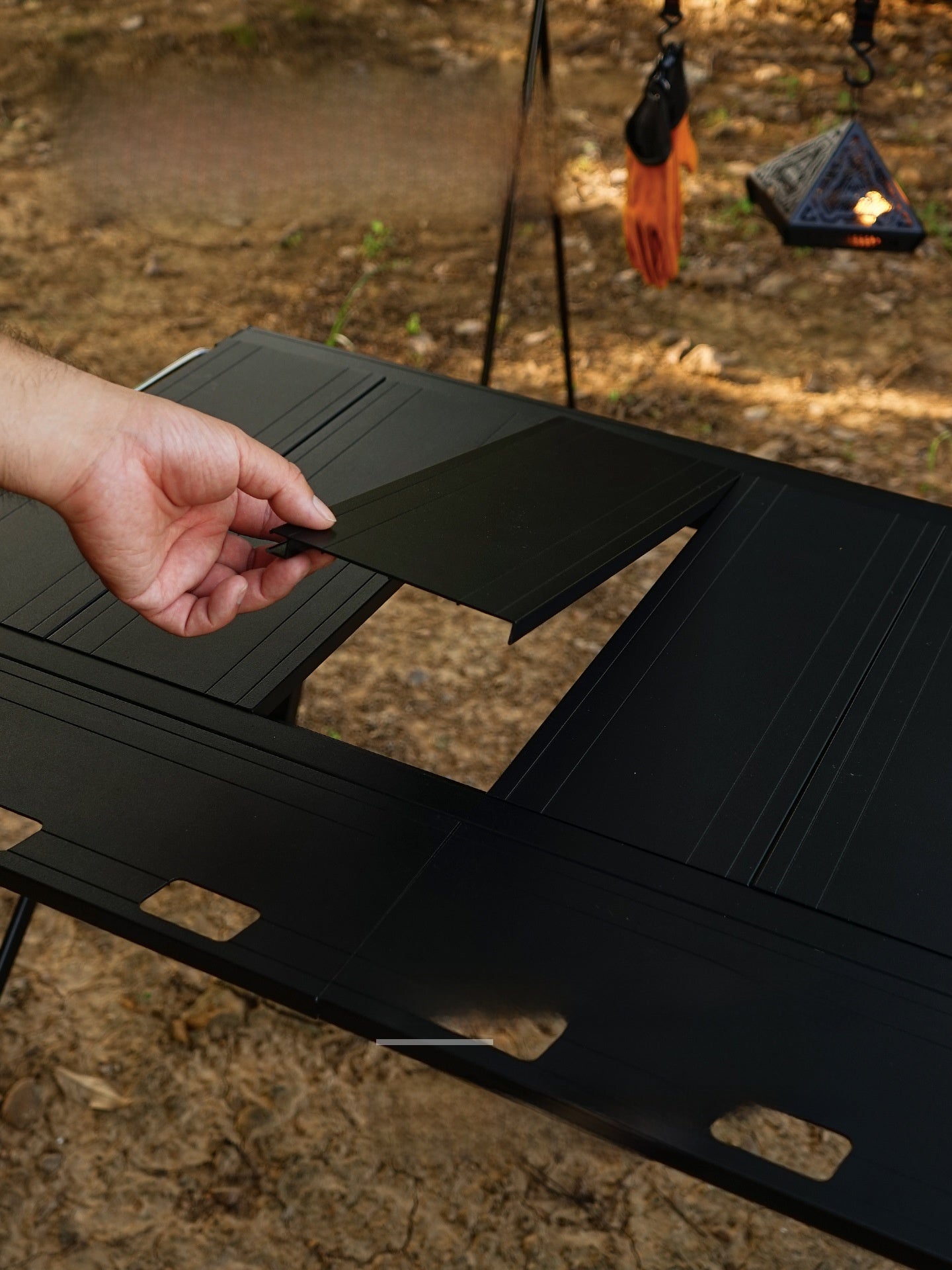 Adjustable Aluminum Outdoor Folding Table