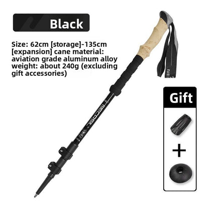 Adjustable Aluminum Trekking Pole with EVA Cork Handle