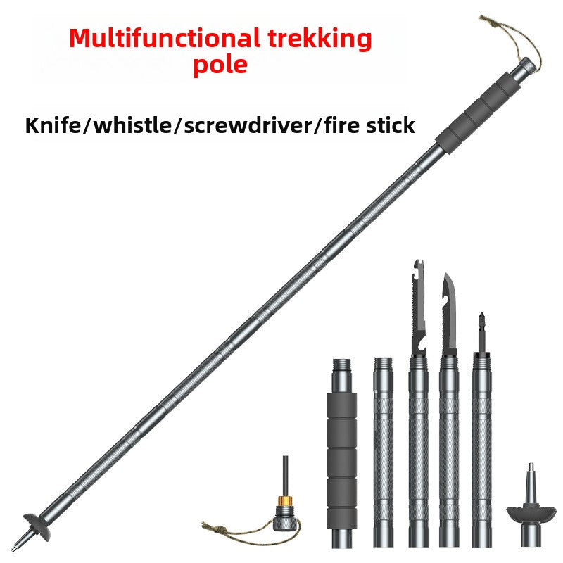 Adjustable Aluminum Trekking Poles for Outdoor Hiking