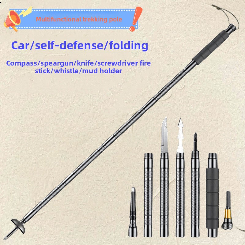 Adjustable Aluminum Trekking Poles for Outdoor Hiking
