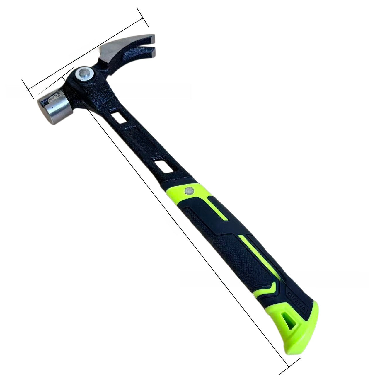 Adjustable Angle Multifunctional Claw Hammer for Woodworking and Home Use