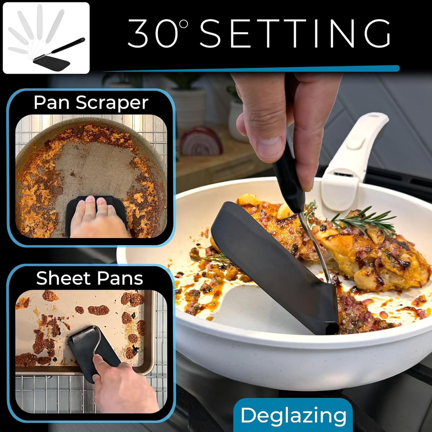 Adjustable Angle PPSU Spatula