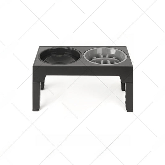 Adjustable Anti-Spill Pet Dog Bowl Stainless Steel Elevated Feeder