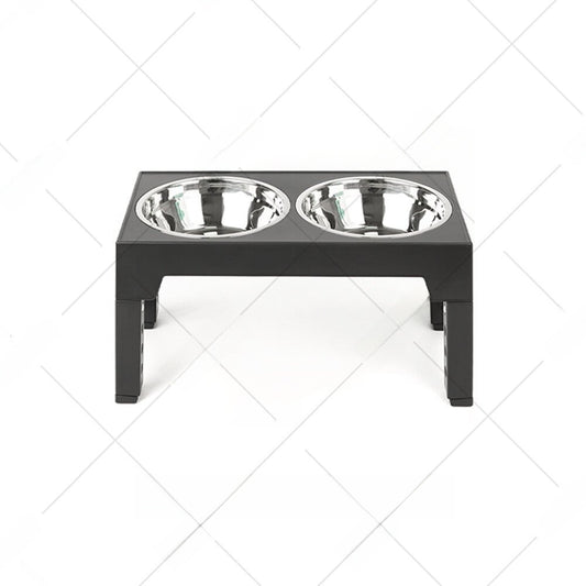Adjustable Anti-Spill Pet Dog Bowl Stainless Steel Elevated Feeder