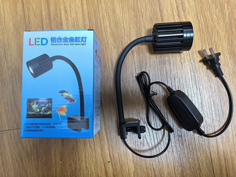 Adjustable Aquarium Clip Light with Three Colors