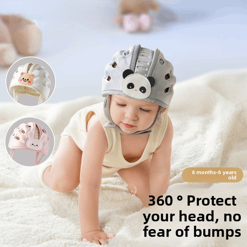 Adjustable Baby Anti-Fall Helmet with Breathable Design