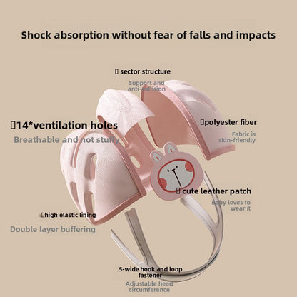 Adjustable Baby Anti-Fall Helmet with Breathable Design