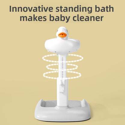 Adjustable Baby Bath Stand with Stool