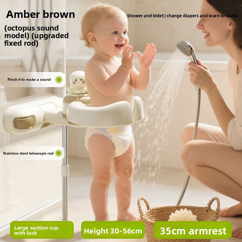 Adjustable Baby Bath Support Stand with Anti-Slip Design