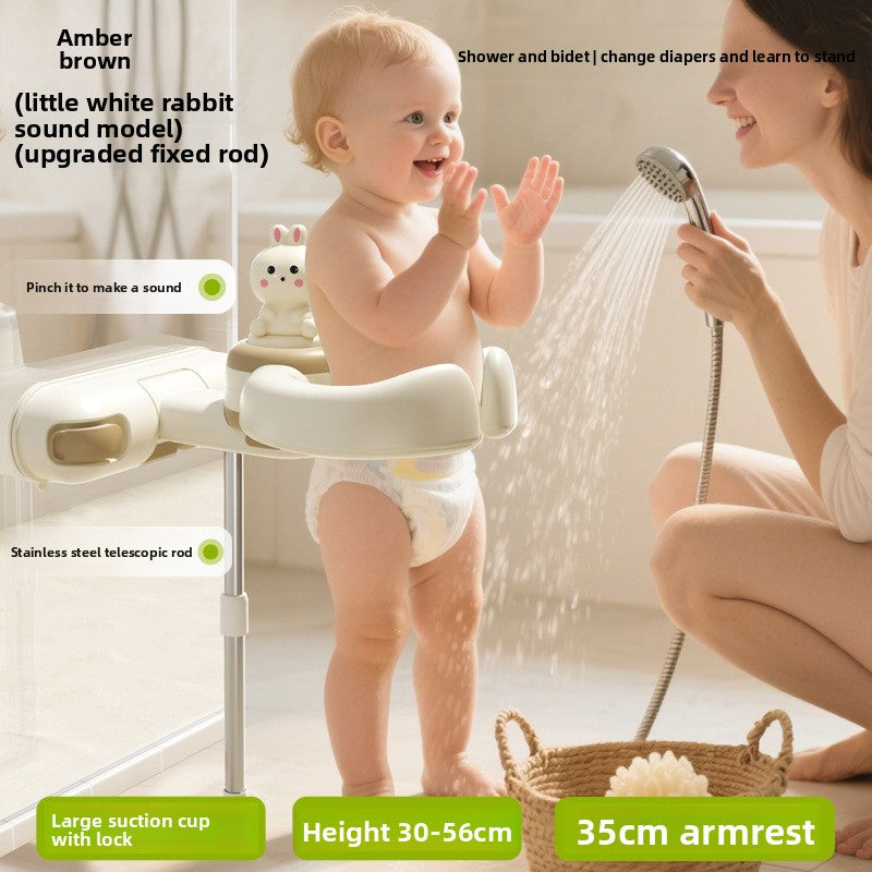 Adjustable Baby Bath Support Stand with Anti-Slip Design