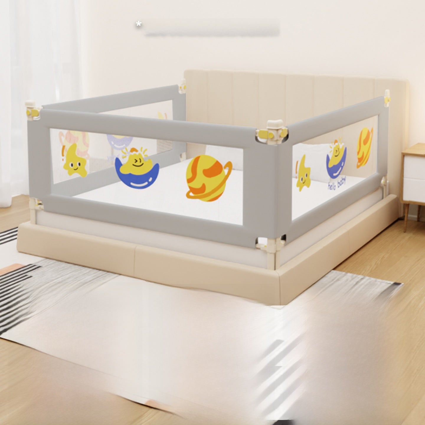 Adjustable Baby Bed Rail Safety Barrier
