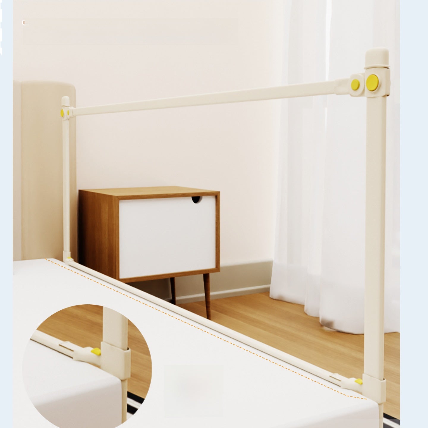 Adjustable Baby Bed Rail Safety Barrier